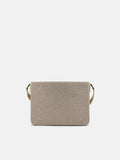 PEDRO The Textured Panel Messenger Bag-Taupe