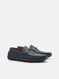 PEDRO Robert Leather Driving Shoe-Navy