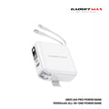 GADGET MAX GB23 AIO Pro Series 15000mAh All-in-One PD+QC Fast Charging Power Bank(PD 20W+QC 22.5W)