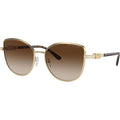 Michael Kors CATALONIA MK1144B Sunglasses Shiny Light Gold/Brown Gradient Lenses