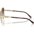 Michael Kors CATALONIA MK1144B Sunglasses Shiny Light Gold/Brown Gradient Lenses
