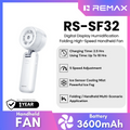 REMAX - RS-SF32 Digital Display Humidification Folding High-Speed Handheld fan