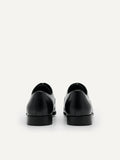 PEDRO Men Leather Brogue Derby Shoes - Black