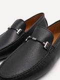 PEDRO Suede Leather Moccasins - Black