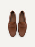 PEDRO Men Pascal Leather Moccasins - Brown