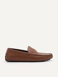 PEDRO Men Pascal Leather Moccasins - Brown