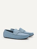 PEDRO Men Pascal Leather Mocca - Slate Blue