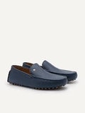 PEDRO Men Oliver Leather Moccasins B - Navy