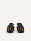 PEDRO Men Oliver Leather Moccasins B - Navy