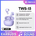 REMAX - TWS-15 Bluetooth Wireless Earbuds