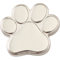 Silver Paw Print