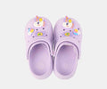 1NOM Unicorn Children's Clog Sandals - Purple