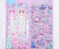1NOM SL-AFG Dress Up Girl Stickers