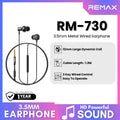 REMAX - RM-730 3.5mm Metal Wired Earphone
