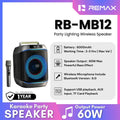 REMAX - RB-MB12 Lighting Party Bluetooth Wireless Speaker ( 60W )