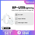 REMAX - RP-U119 Lightning Kiddy Series Fast Charger Set (18W)