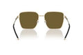 Emporio Armani 0EA2159D-301373-57 Shiny Pale Gold/Dark Brown