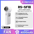 REMAX - RS-SF18 Mecha Digital Display High Speed Handheld Fan ( 4000mAh )