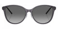 Emporio Armani™ EA4220F 610611 56 - Shiny Transparent Black/Shiny Gunmetal