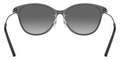 Emporio Armani™ EA4220F 610611 56 - Shiny Transparent Black/Shiny Gunmetal