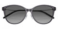 Emporio Armani™ EA4220F 610611 56 - Shiny Transparent Black/Shiny Gunmetal
