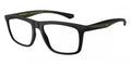 Emporio Armani™ EA4235F 50011W 55 - Matte Black/Green Rubber