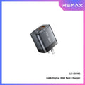 REMAX - U2 Digital PD+QC GAN Fast Charger ( 35W )