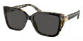 Michael Kors™ Acadia MK2199 395087 55 - Bi-layer Black/Amber Tortoise