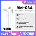 REMAX - RM-03A Capsule Wired Earphone