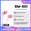 REMAX - RM-501 3.5mm Wired Earphone