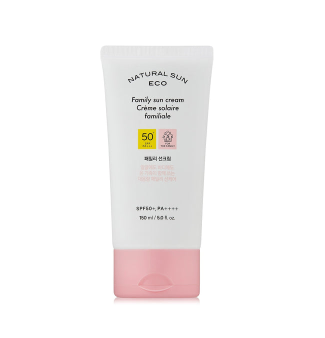 THEFACESHOP NATURAL SUN ECO FAMILY SUN CREAM SPF50+ PA+++