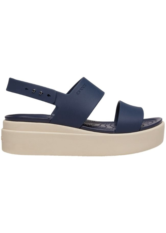 CROCS WOMENS CROCS BROOKLYN LOW WEDGE
