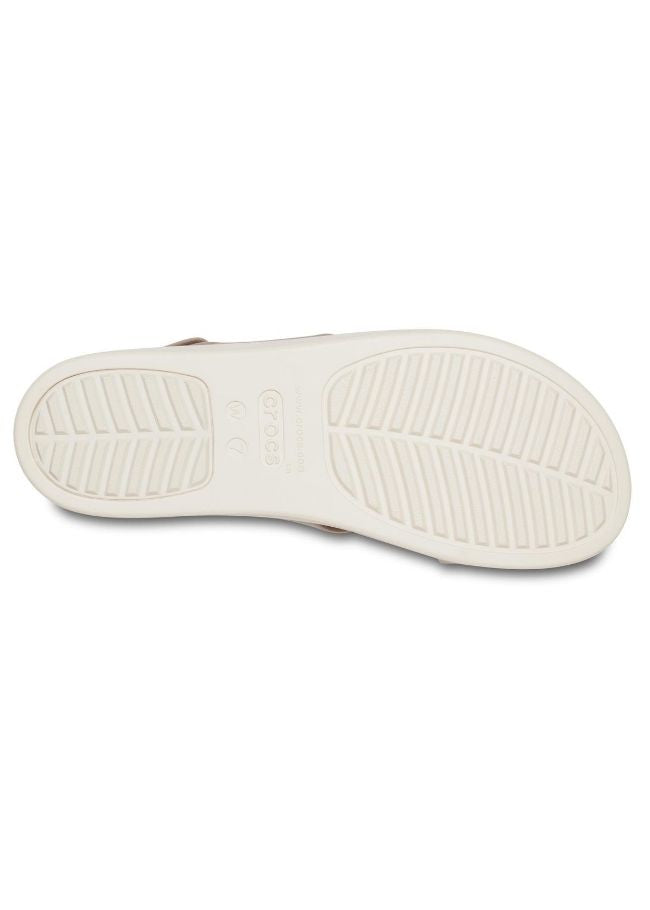 CROCS WOMENS CROCS BROOKLYN LOW WEDGE