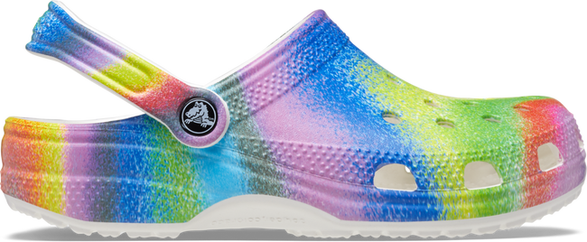 CROCS UNISEX CLASSIC SPRAY DYE CLOG