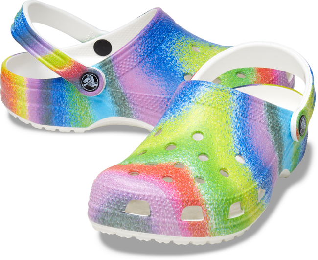 CROCS UNISEX CLASSIC SPRAY DYE CLOG