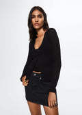 MANGO WOMEN SHE CARDIGAN RUFFI-99