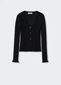 MANGO WOMEN SHE CARDIGAN RUFFI-99
