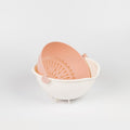 1NOM Bear Strainer & Bowl Set - Pink