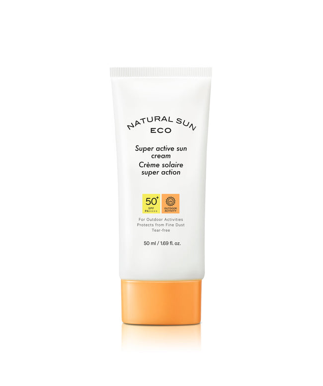 THEFACESHOP NATURAL SUN ECO SUPER ACTIVE SUN CREAM SPF50+PA++++(Exp;2027/4)