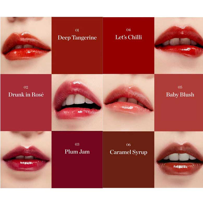 THEFACESHOP FMGT LIP GLAZE 01 DEEP TANGERINE (Buy One >>> Get One Lip Blurrism 02,03,05,06,07 (or) Lip Glaze 01)