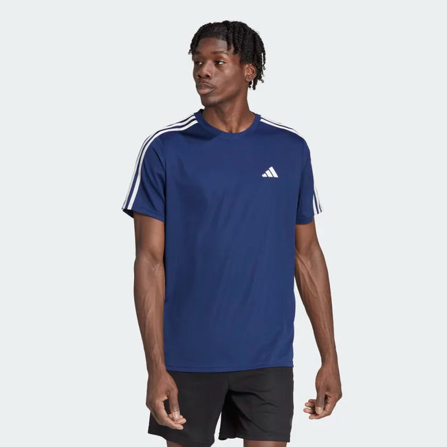 ADIDAS MEN BASE 3-STRIPE T-SHIRTS