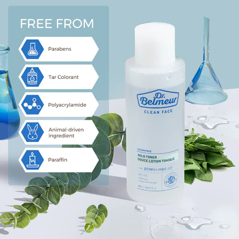 THEFACESHOP DR.BELMEUR CLEAN FACE MILD TONER