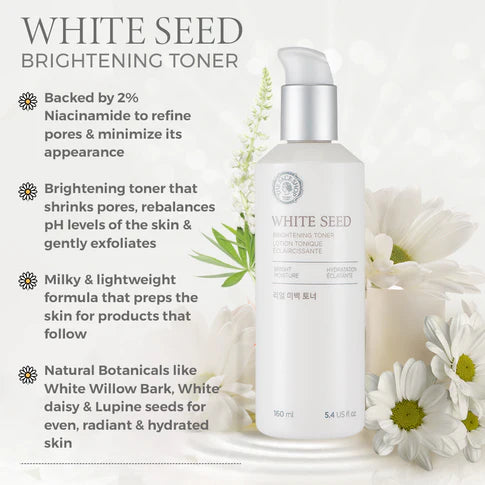 THEFACESHOP WHITE SEED BRIGHTENING TONER