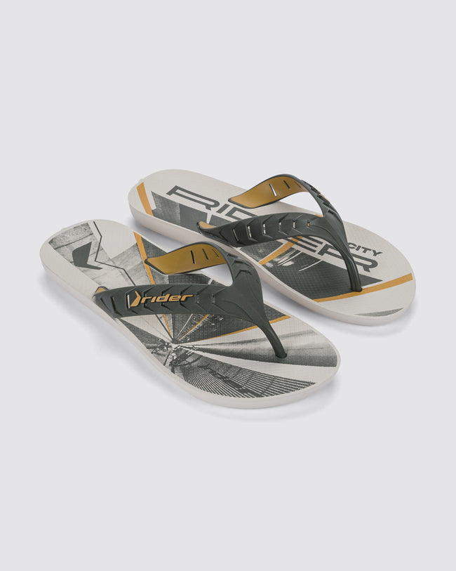 RIDER MEN STREET CITY DEDO AD BEIGE/GREEN/YELLOW 212107 Ipanema Adult
