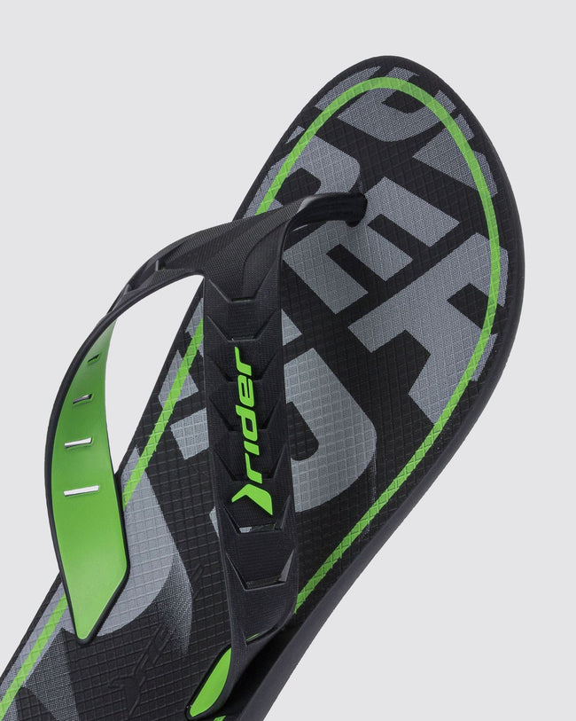 RIDER MEN STREET CITY DEDO AD BLACK/GREY/GREEN 212107 Ipanema Adult