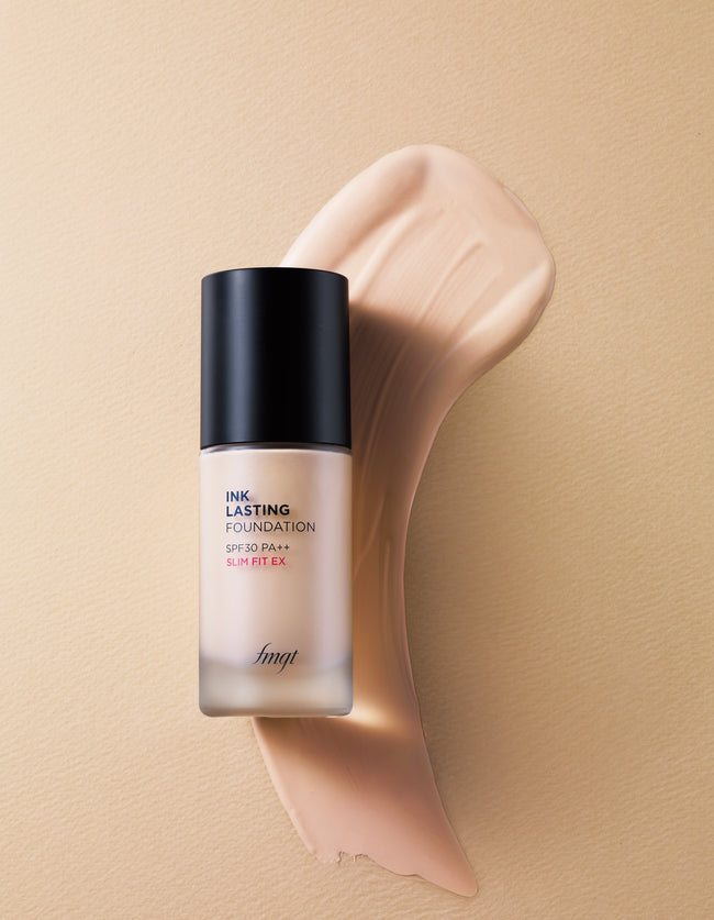 THEFACESHOP INK LASTING FOUNDATION SLIM FIT N201 APRICOT BEIGE (Exp: 2027,1)