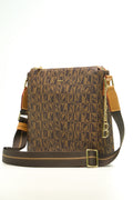 BONIA Women Vinyl Trimmed Leather Crossbody 080982-209-15