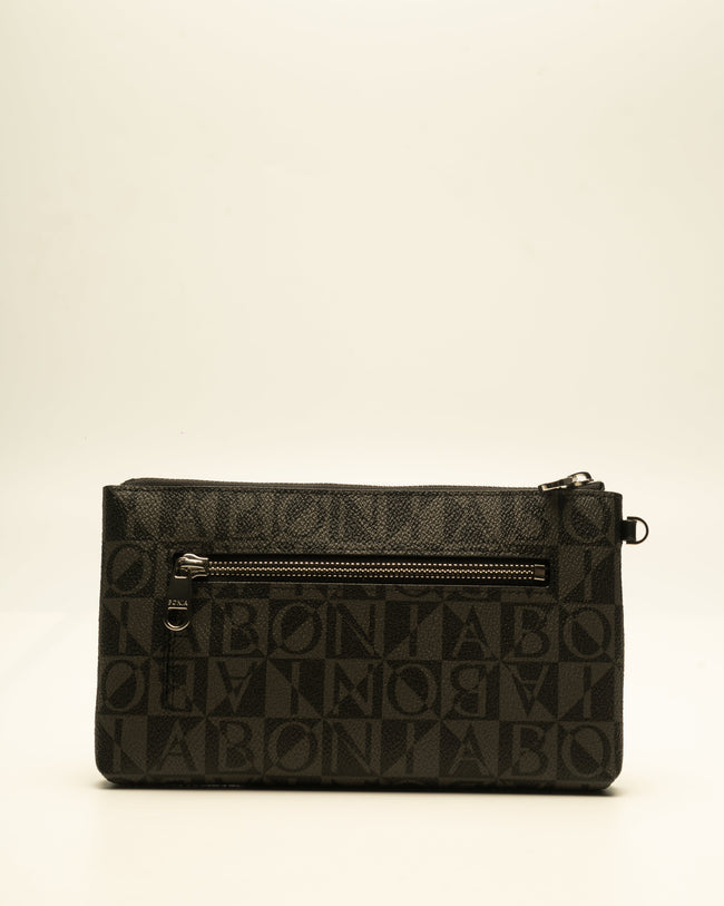 BONIA UNISEX VINYL TRIMMED LEATHER WALLET 080982-760-08