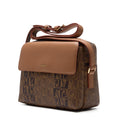BONIA Vinyl Trimmed Leather Crossbody Bag 081036-228-05