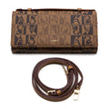 BONIA Vinyl Trimmed Leather Wallet 081036-536-05C
